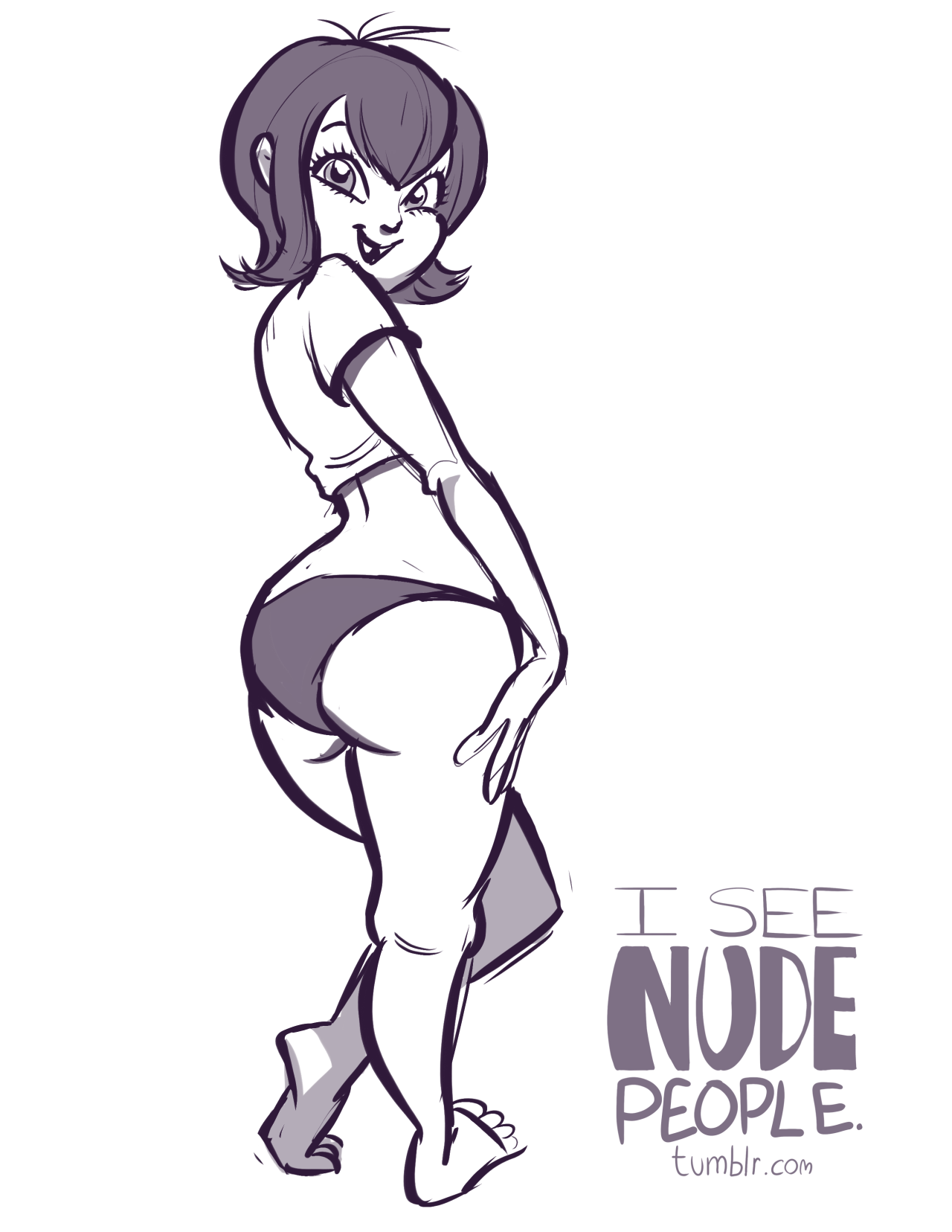 slewdbtumblng:  iseenudepeople:  Mavis n00dle! This model was great - I love drawing