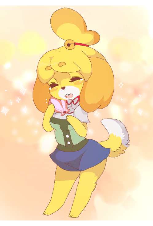 xiaoxinge:  “T-thank you Mr. Mayor!” Redraw of Isabelle~  <3 <3 <3 <3