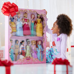 stitchkingdom:  Disney Princess Classic Doll Collection Gift Set - 12’’ from Disney Store Imagine all 11 classic Disney Princesses together in one beautifully gift-boxed doll collection for holiday, birthday or anyday dreaming! Their wish is granted