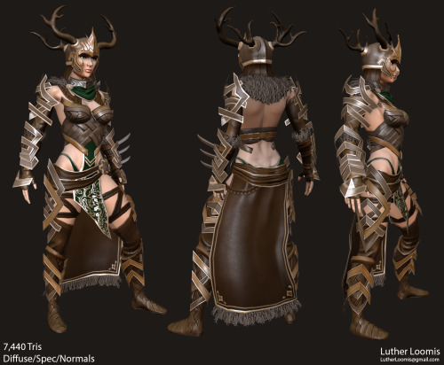 My ArenaNet art test submission I finished last week.I had a lot of trouble submitting it so I&rsquo