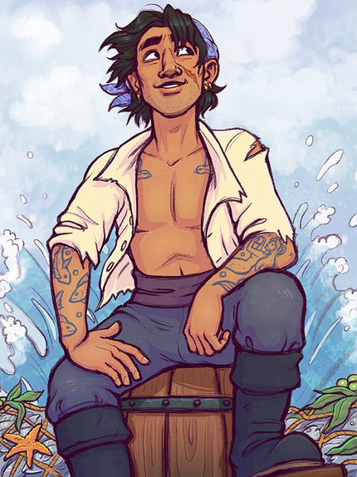 Wow, OC art from me. This is Nikolaj, who I made a while ago just because I wanted to draw blue tatt