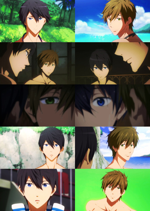radmoral:  Makoto and Haruka looking at each other. 