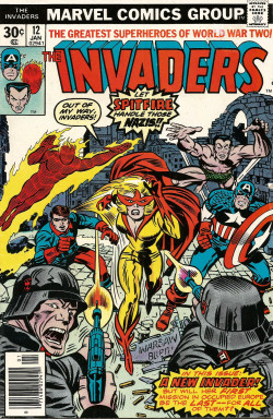 The Invaders No. 12 (Marvel Comics, 1977). Cover art by Jack