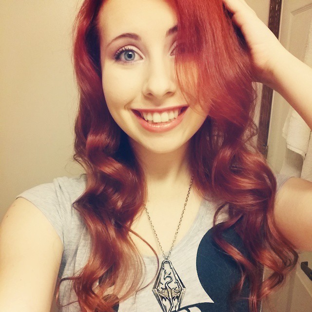 catalyst-in-disguise:  Thoroughly enjoying my new hair and necklace #Redhead #Redhair