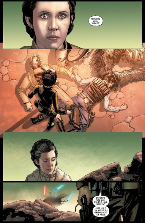 gffa:gffa:I LOVE EVERYTHING ABOUT LEIA’S STORY IN VADER DOWN AND THE STRUGGLE SHE FACES HERE.That sh