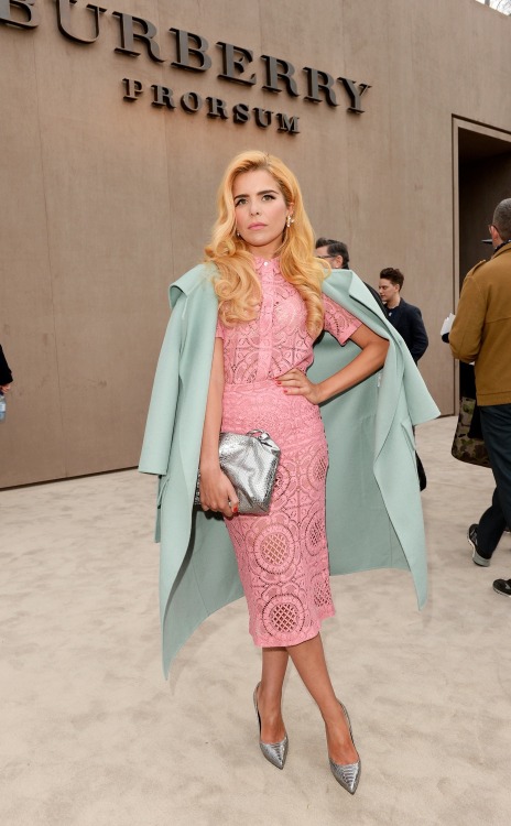 fashiondailymag:  lace + mint!  Paloma Faith porn pictures