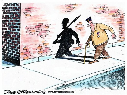 cartoonpolitics: Veterans Day, November 11th, is an official United States holiday that honors peopl
