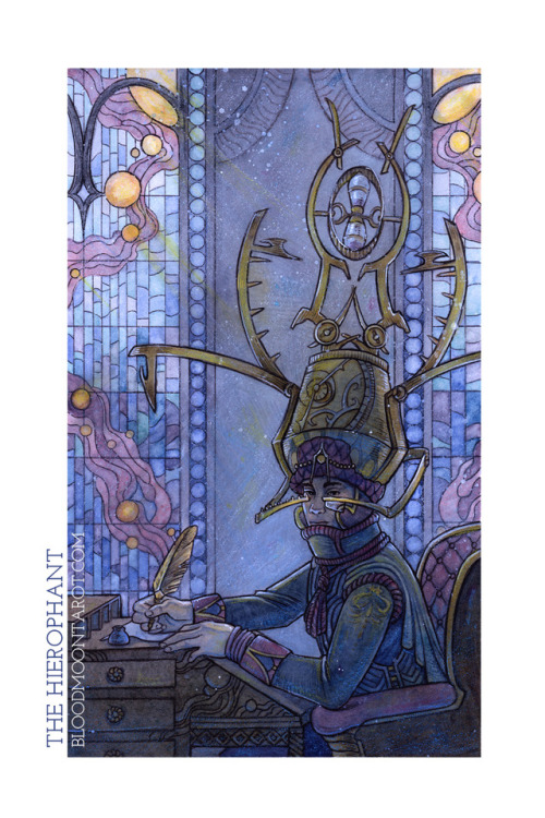 Am I still alive? I’m terrible at updating my tumblr. BUT - I have two more tarot cards done, there 