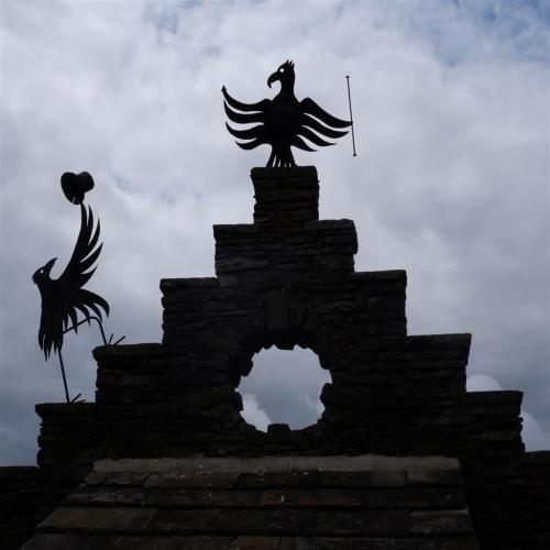 Silhouette at Forbidden Corner, North Yorkshire. England.