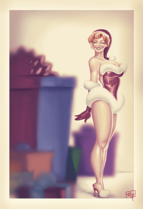 freeglassart: ‘Tis the Season! Welcome the new babe of the blog, Miss Mary Holiday! She’ll be taking up a few Pin Up duties here, so look forward to seeing more of her! (23DEC2016) 