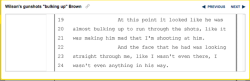 bartcops:  be-blackstar:  daniellemertina:  frantzfandom:  &ldquo;like it was making him mad that I’m shooting him&rdquo; darren wilson is both an idiot and a fucking monster   The way he makes Mike Brown sound like a real life hulk or something is