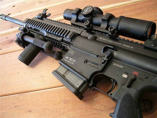 gunrunnerhell:  HK MR762A1 The MR762A1 is the civilian model of the HK 417, the big