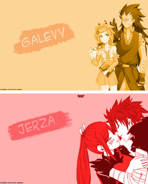 sociedade-secreta-dos-animes:  Couples favorites from Fairy Tail | ♥ &amp; ♥
