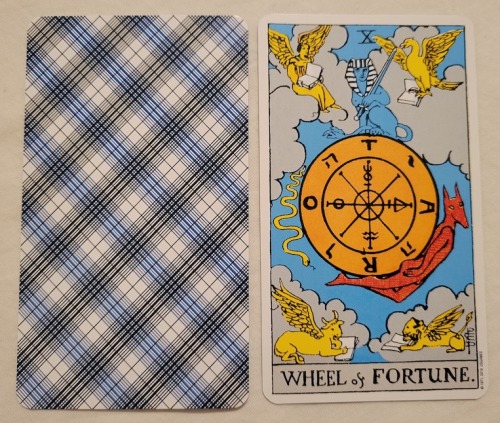 X – The Wheel of FortuneUpright - A change will come because it is time, cycles, destiny, fate, fort