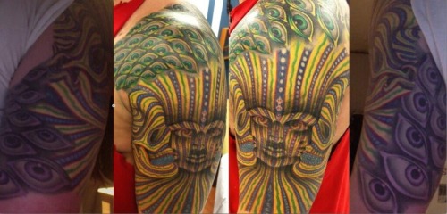 Alex Grey inspired ink