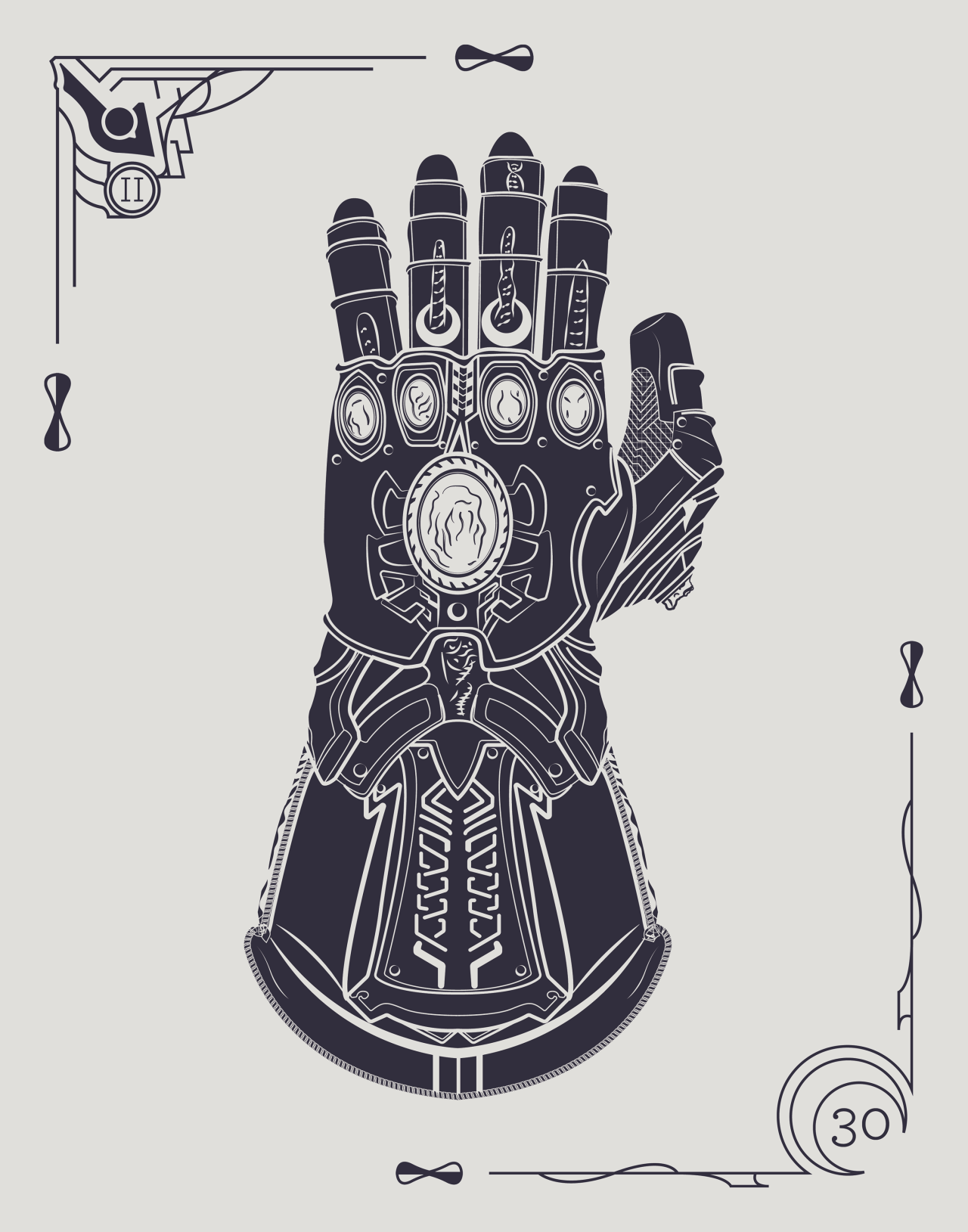 ArtStation - Mark 85 Infinity Nano Gauntlet sketch