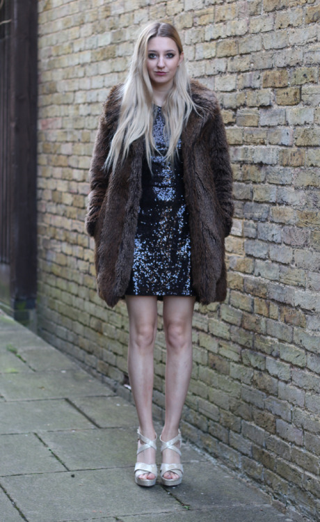 The sequin dress (by Laura Rogan)Fashionmylegs- Daily fashion from around the web