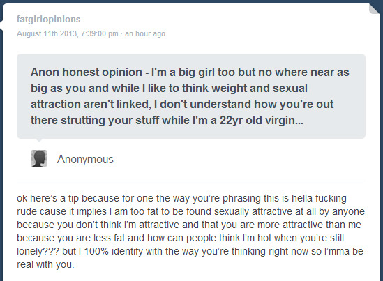 equality-equation:  theclassydame:  lesbianese:  fatgirlopinions:  this was made