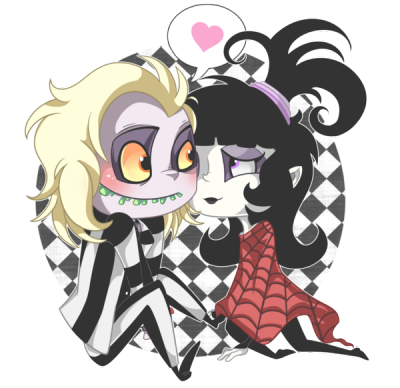 ashbet:
“ Love ya, Lyds. by Arkeresia
”
I have such a weakness for chibi-style Beetlejuice art.