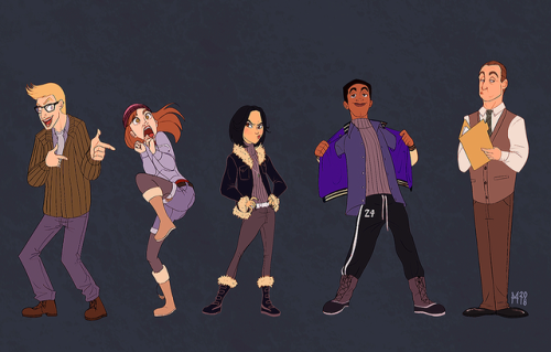 fancyh-art: Until Dawn PlayersThose friends who hate each other from Until Dawn… and also the analys