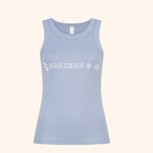 Our Fitted Cotton Ribbed Tank Top Provides Both Comfort And Style, Suitable For Casual And Activewear.