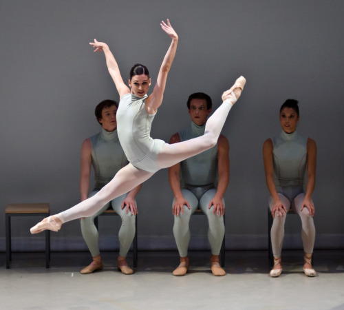 Kathleen Breen Combes in William Forsythe&rsquo;s The Second Detail. Photograph by Liza Voll. Boston