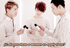 yoonmin:  Even in CF’s they pick on Junsu 
