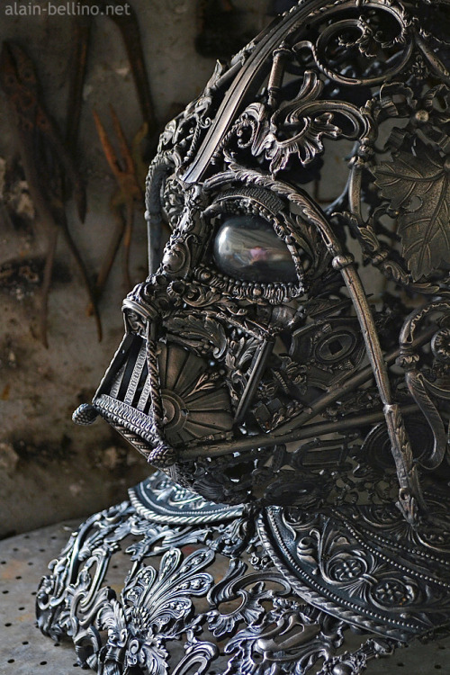 rhubarbes:  Darth Vader silver side on Behance by Alain Bellino
