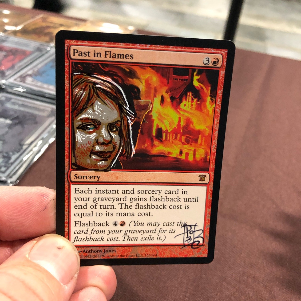postrk:  Burn it all down. #mtgsydney #disastergirl #meme #mtg #magicthegathering