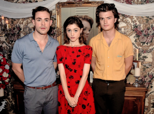 Dacre Montgomery, Natalia Dyer and Joe Keery | Netflix Experience at 2017 Comic-Con on July 22, 2017