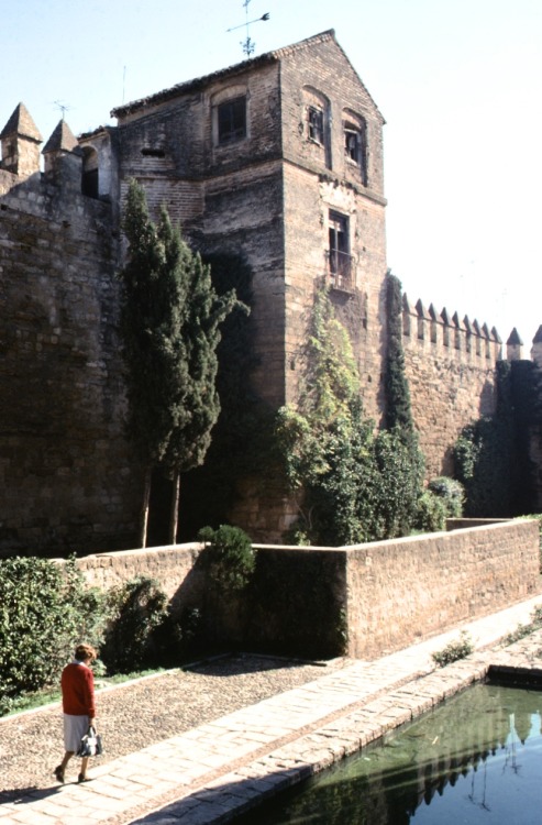 Jardines del Alcázar, Córdoba, 1977.