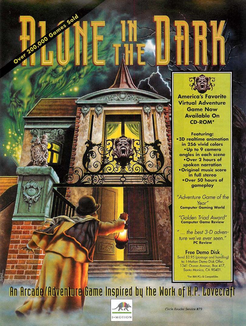 ‘Alone in the Dark - ‘CD-ROM’‘[PC] [USA] [MAGAZINE] [1994]
• Computer Gaming World, January 1994 (#114)
• via CGW Museum