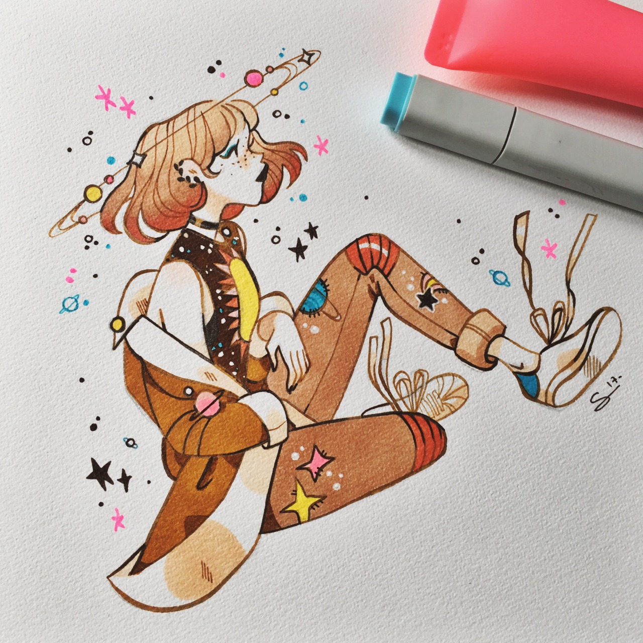 sibyllinesketchblog:  Hi there !It’s been a while ! :o Here’s a new process video