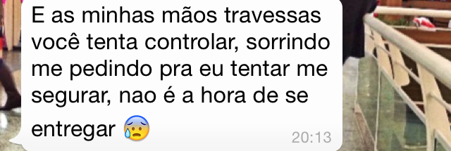 inclassificavel-mente:  Eu já perdi o medo, eu tô no desespero. 🎶