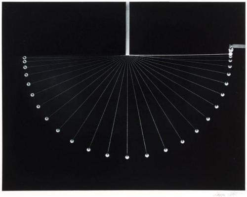 Berenice Abbott, Multiple Exposure of a Swinging Ball, 1958