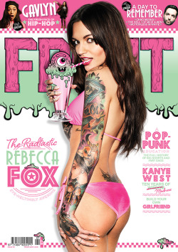 frontmagazine:  FRONT MAG X REBECCA FOX X BUFF MONSTER = MINDS BLOWN  New issue on sale now!!!