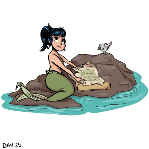 here is another week of Mermay! only a few days left and still having fun with it :) do you have a f