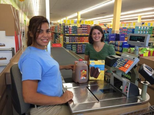 fattyatomicmutant: queeranarchism:   putrandomnamehere:  mailidhonn:   hclark70:  the-real-skye:  galexy-astra: LET 👏 RETAIL 👏 EMPLOYEES 👏 SIT 👏 The only major chain retail store that I know of that allows their cashiers to sit is the Aldi