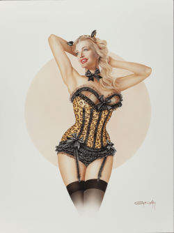 pinupgirlsart:Gennadiy Koufay