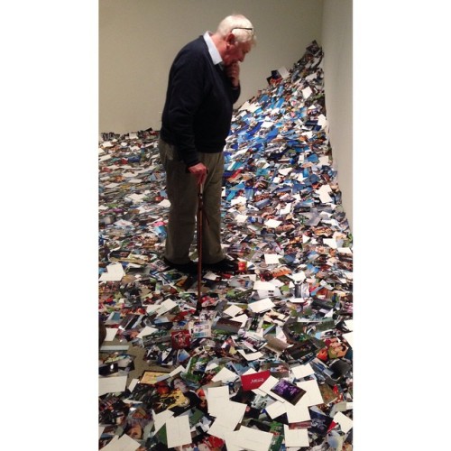 Dad wont right impressed by Erik Kessels at @pier24photography.