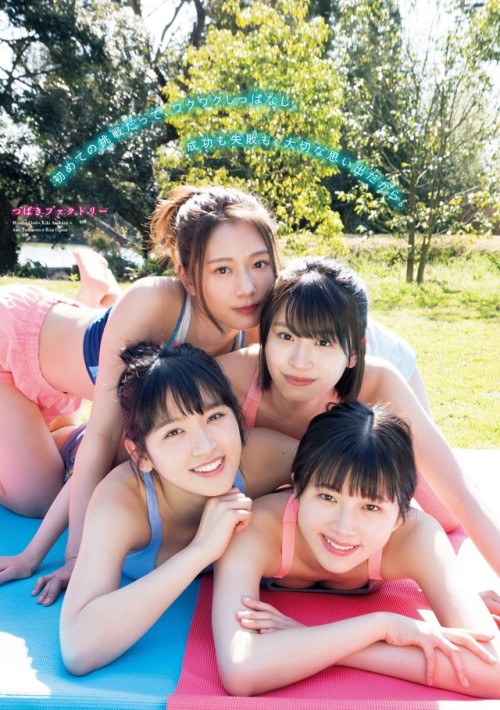uptou: ヤングマガジン 2019年21号つばきファクトリー（小片リサ・谷本安美・浅倉樹々・小野瑞歩） ツバキノミライ