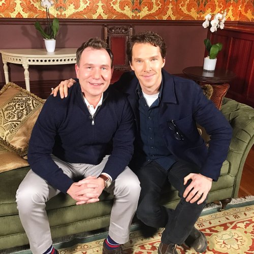 fuckyeahshockblanket: Another one: Ben doing press for the Doctor Strange Blu-ray and Digital releas