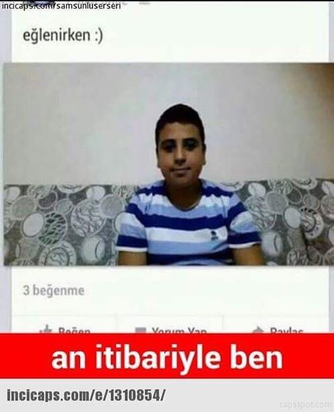 an itibarıyle ben