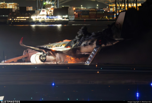 A Japan Airlines (JL/JAL) Airbus A350 Has Been Involved In A Serious Accident At Tokyo Haneda Airport
