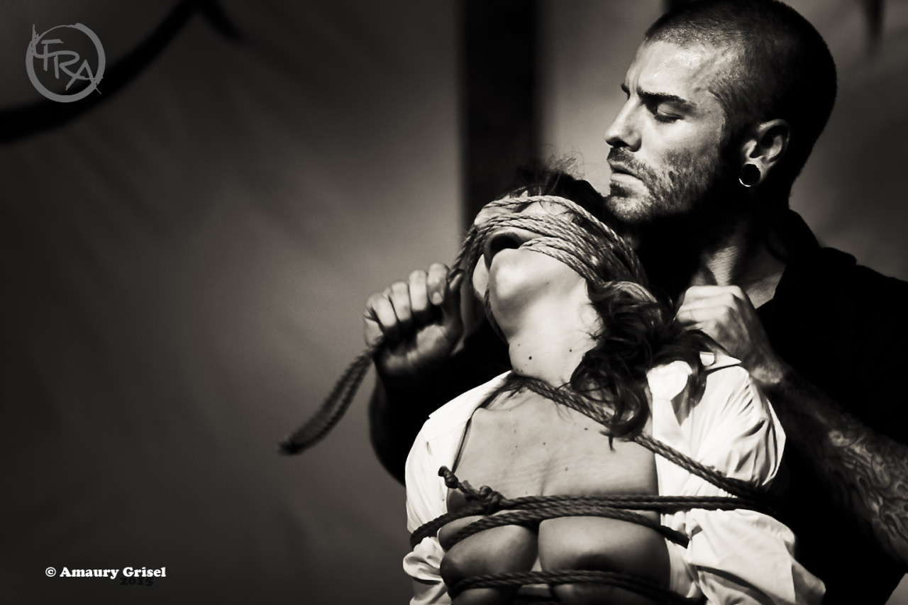fred-rx:  performing at the London Festival or Rope and Art 2015 with oceanschild.