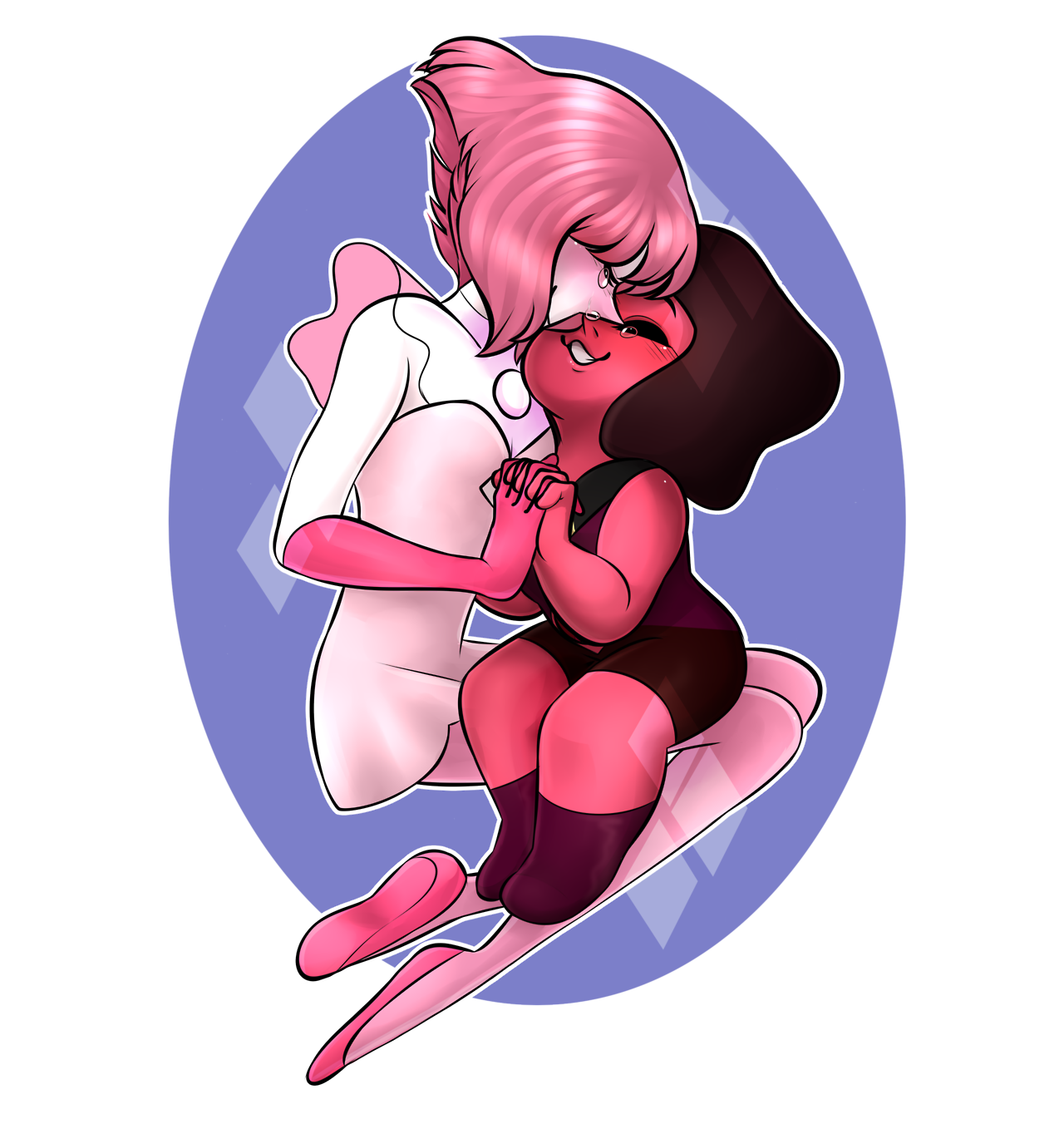 xsylvia-black-drawsx:Here’s my interpretation of what the two gems could have looked
