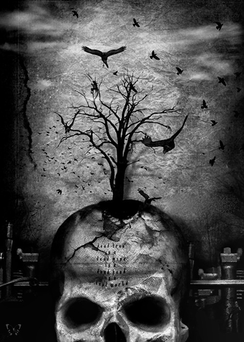 whitesoulblackheart:  Dead by Vileation © “Words have no power to impress the mind without the exquisite horror of their reality.” - Edgar Allan Poe (Please leave quote and credit … Ƹ̴Ӂ̴Ʒ) 