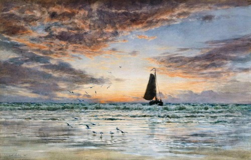 dekehlmark: Augustus Walford Weedon (1838-1908), Off to the Fishing Grounds - 1895