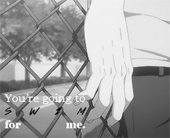 Haru + Body language: Hands (Alternative title: “The one where Rin is Haru’s motivational driver”)