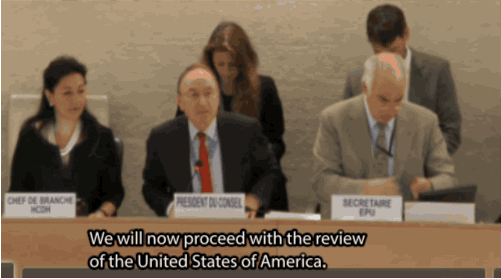 upworthy:  The U.S. got a human rights report card from the rest of the world. They think we can do better.Every four years, each one of the 134 member countries in the United Nations gets a human rights review. The U.S. just had its turn.At a hearing